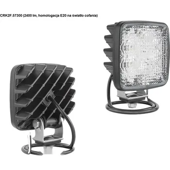 Přídavný světlomet LED pracovní světlo čtvercové 12/24V 105x105 2400LM CRK2F.57300.00