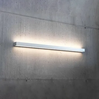 Lampička MCJ Mera LED nástěnné svítidlo, šířka 120 cm, hliník, 3 000K hliník, matná bílá LED 28 W celkem - Doprava zdarma