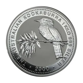 1 unce stříbrná mince Austrálie Kookaburra 2000