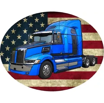 Nášivka Nažehlovačka s nákladním autem WESTERN STAR 5700XE (digitální nažehlovačka)