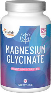 Essentials Magnesium Glycinát 750 vysoká dávka – Vegan, 120 kapslí