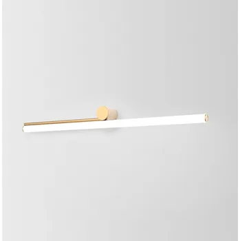 Lampička MARSET Ambrosia A 90 levá, triak matná zlatá 930 - Ø nástěnného držáku 6 cm 1 x 14,4 W LED - Doprava zdarma