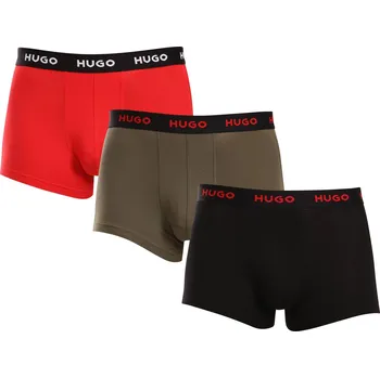 Boxerky 3PACK pánské boxerky HUGO vícebarevné (50517878 964) L Možnost vrácení zboží ZDARMA do 120 dnů!