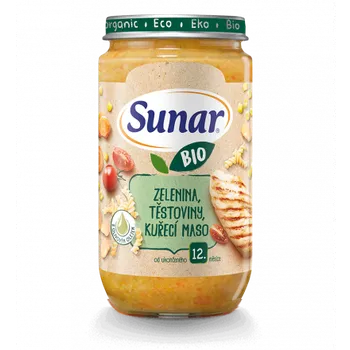 Sunar BIO zelenina, kuřecí maso, těstoviny 235g