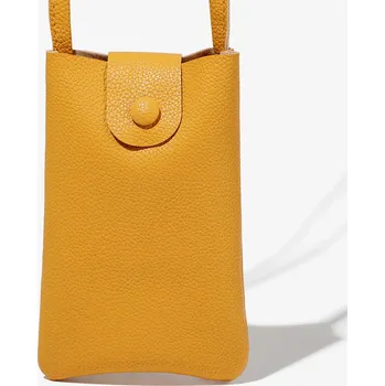 Kabelka Kabelka na mobil Valice s popruhem žlutá