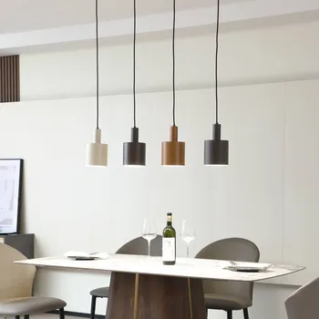 Závěsná lampa Lindby Ovelia, hnědá/káva/béžová, 4 světla, E27 - Stříška - šířka 6 cm, výška 2,5 cm; Ø stínítka 13 cm tmavě hnědá, kávově hnědá, béžová 4 x 15 W LED - Doprava zdarma