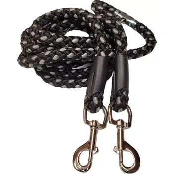 Vodítko pro psa Palkar přepínací vodítko pro psy 250 cm x 8 mm černo-šedá