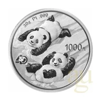 30 gramů platinová mince China Panda 2022