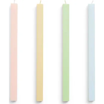 Svícen HAY Svíčky Square Candle set 4ks, pastel