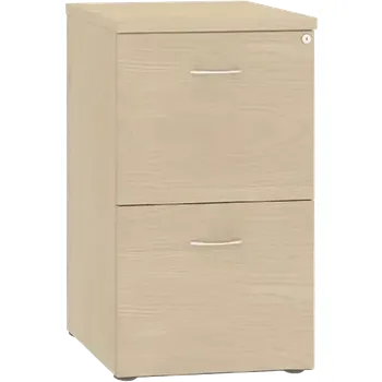 Kartotéka LKR - 2 dřevěná kartotéka A4, 2-zásuvková, centrální zámek, javor horský