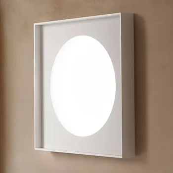 Lampička Nástěnné svítidlo Luceplan Cassette LED phase cut 90x90cm bílý matný LED 58 W celkem - Doprava zdarma