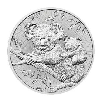 2 unce stříbrná mince Austrálie Next Generation - Piedfort Koala 2018
