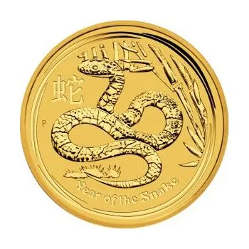 10 uncí zlatá mince Austrálie Lunar II had 2013