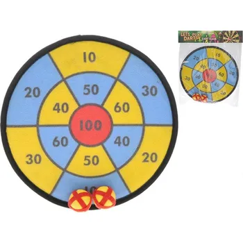 Terč na suchý zip 29 cm +2 ks míčky