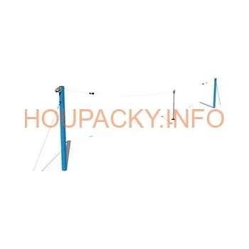 Dětský domeček Lanovka sloupová LD010KB - modrá