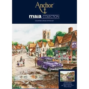 Vyšívací vzor Sada na vyšívání Welcome Delivery (Vyšívání Terry Harrison - Welcome Delivery)