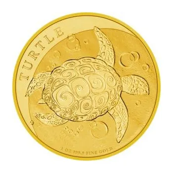 1 unce zlatá mince Niue želva 2019