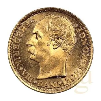 10 koruna zlatá mince Dänemark Frederik VIII.