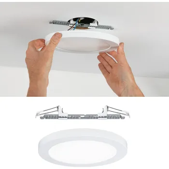 Lampička Paulmann Cover it LED vestavný panel 4&nbsp;000K 22,5cm - velikost otvoru 5-18 cm bílá LED celkem 16,5 W - Doprava zdarma