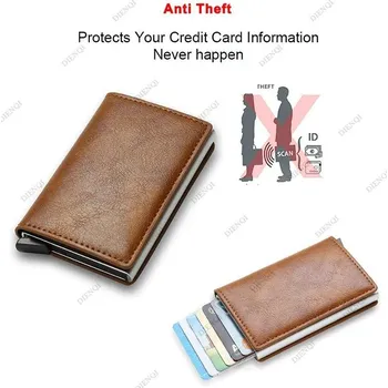 Příslušenství pro sportovní střelbu Peněženka "RFID, anti thief" - hnědá 318brown