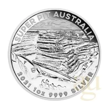 1 unce stříbrná mince Austrálie Super Pit 2021