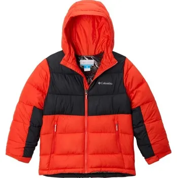Chlapecká bunda Dětská bunda Columbia PIKE LAKE II HOODED L Červená, Černá, Bílá