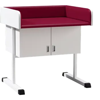 přebalovací pult a komoda PP - 962 pult přebalovací čalouněný se skříňkou wine no.18 - vínová