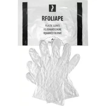 Pracovní oblečení Reis RFOLIAPE rukavice 100 Ks transparentní
