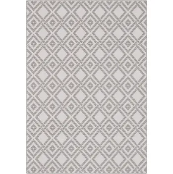 Koberec Vlněný koberec Agnella Noble Wiko Světle Šedý - 80 x 160 cm