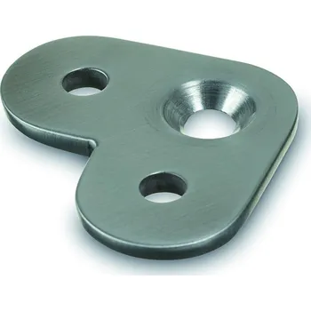 Zábradlí Destička pod madlo, 90° Destička pod madlo, 90°, madlo O48,3 mm, nerez. ocel 304, kartáčovaná