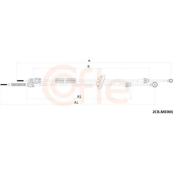 Převodovka Tažné lanko, ruční převodovka, , COFLE, 92.2CB.ME001