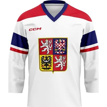 Bílozlatý dres české hokejové reprezentace Ondřej Palát #18 MISTŘI 2024 CCM Fandres replica Velikost: S