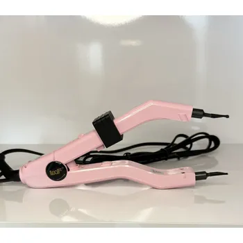 Tepelné kleště na keratin - růžové