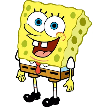 Nášivka NAŽEHLOVAČKA - spongebob veselý
