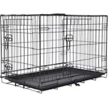 Klec DOG FANTASY skládací černá M - 2x dveře