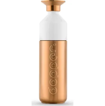 Láhev Dopper Metalická nerezová láhev na pití Bronze 800ml
