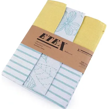 Utěrka ETEX Utěrky kuchyňské z Egyptské bavlny 50x70 cm 3 ks