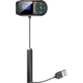 Bluetooth vysílač Bluetooth modulátor FM vysílače, velká obrazovka USB