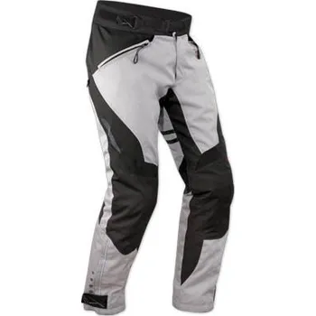 Moto kalhoty HYDRO GR - textilní šedé moto kalhoty A-PRO - 42