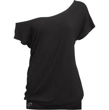 Dámské tričko Dámské triko PAPILLON OFF SHOULDER 40 Černá, Bílá