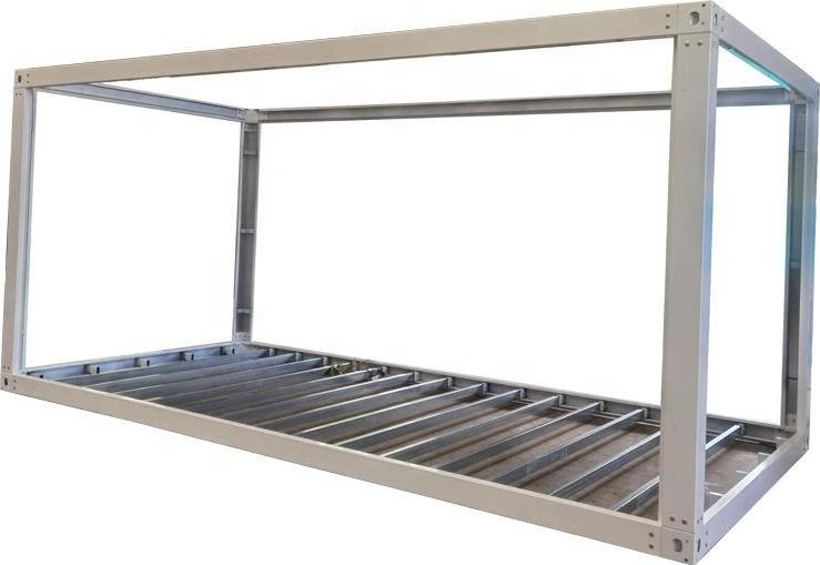 Kontejnerový rám 7016 4x3 m rovná střecha šedý (Šířka 3010 x délka 3940 x výška 2810)