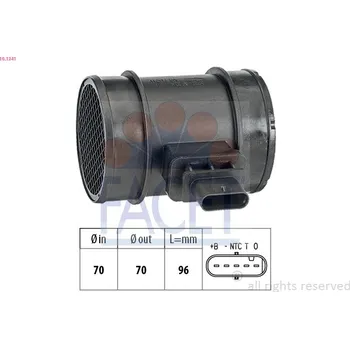 Váha vzduchu Snimac mnozstvi protekajiciho vzduchu FACET (10.1341)