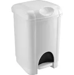 Plastový nášlapný odpadkový koš HEIDRUN 16l.