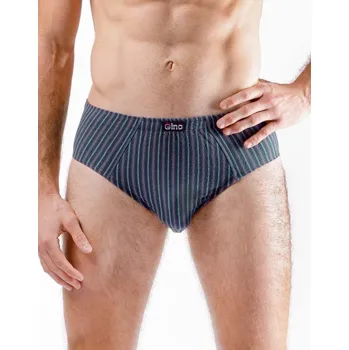 Slipy Gina slipy 71124 - tm. modrá, L/XL (Pánské slipy Gina)