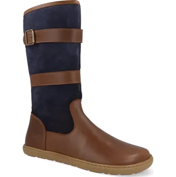Dámská zimní obuv Barefoot dámské kozačky Koel - Felicia Hydro Blue modré Velikost: 40