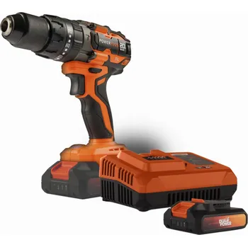 POWERPLUS POWDP15220SET - Aku šroubovák / vrtačka s příklepem 20V SET bezu
