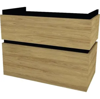 Koupelnový nábytek Koupelnová skříňka pod umyvadlo Devo Viva 2.0 ořechovec 84 x 66 x 44 cm VV2-SU2S84x66-P71