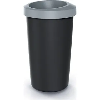 Odpadkový koš Odpadkový koš COMPACTO světle šedý/černý, varianta 25 l