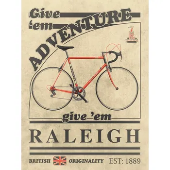 Plakát Plakát, Obraz - Raleigh Bicycle Vintage Style Advert, Wyatt 9