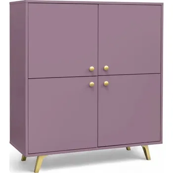 Komoda ArtStol Komoda SIENA 4D | fialová